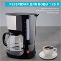 Кофеварка капельная SCARLETT SC-CM33011, 750 Вт, объем 1,25 л, подогрев, пластик, черный 457197