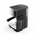 Кофеварка рожковая BQ (БИ-КЬЮ) CM9002, 1450 Вт, объем 1,4 л, 19 бар, автоматический капучинатор, стальная, 86195028 457494