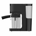 Кофеварка рожковая BQ (БИ-КЬЮ) CM9002, 1450 Вт, объем 1,4 л, 19 бар, автоматический капучинатор, черная, 86200350 457495