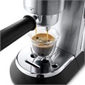 Кофеварка рожковая DELONGHI Dedica EC685.M, 1350 Вт, объем 1,1 л, ручной капучинатор, металлик 456516
