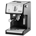 Кофеварка рожковая DELONGHI ECP 33.21/BK, 1100 Вт, объем 1 л, ручной капучинатор, черная, ECP33.21/BK 453276