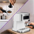 Кофеварка рожковая KITFORT КТ-7139, 1050 Вт, объем 1,5 л, 15 бар, ручной капучинатор, белая 456899