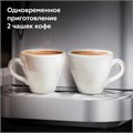 Кофемашина BQ (БИ-КЬЮ) CM6000, 1350 Вт, объем 1,5 л, автокапучинатор, серебристая, 86199065 457496
