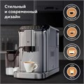 Кофемашина BQ (БИ-КЬЮ) CM6000, 1350 Вт, объем 1,5 л, автокапучинатор, серебристая, 86199065 457496