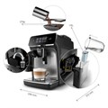 Кофемашина PHILIPS EP2236/40, 1500 Вт, объем 1,8 л, автокапучинатор, черная 456952