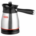 Турка электрическая CENTEK CT-1080, 0,5 л, 480 Вт, механическое управление, с крышкой, стальная, CT-1080 SS 457625