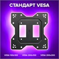 Кронштейн-крепление для ТВ настенный, до 30 кг, VESA 100х100-200х200, 23"-43", черный, SONNEN, 455947 455947