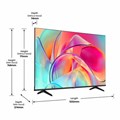 Телевизор HISENSE 55E7KQ, 55" (139 см), 3840x2160, 4K, 16:9, SmartTV, Wi-Fi, черный 456770