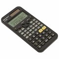 Калькулятор инженерный BRAUBERG SC-850 (163х82 мм), 240 функций, 10+2 разрядов, двойное питание, ЧЕРНЫЙ, 250525 250525