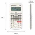 Калькулятор инженерный BRAUBERG SC-880-N, 417 функций, 10+2 разрядов, батарея, БЕЛЫЙ, 250526 250526