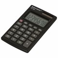 Калькулятор карманный BRAUBERG PK-408-BK (97x56 мм), 8 разрядов, двойное питание, ЧЕРНЫЙ, 250517 250517