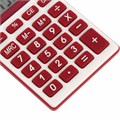 Калькулятор карманный BRAUBERG PK-608-WR (107x64 мм), 8 разрядов, двойное питание, БОРДОВЫЙ, 250521 250521