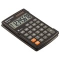 Калькулятор карманный BRAUBERG PK-865-BK (120x75 мм), 8 разрядов, двойное питание, ЧЕРНЫЙ, 250524 250524