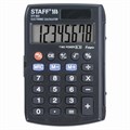 Калькулятор карманный STAFF STF-883 (95х62 мм), 8 разрядов, двойное питание, 250196 250196
