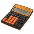 Калькулятор настольный BRAUBERG EXTRA COLOR-12-BKRG (206x155 мм), 12 разрядов, двойное питание, ЧЕРНО-ОРАНЖЕВЫЙ, 250478 250478