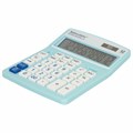 Калькулятор настольный BRAUBERG EXTRA PASTEL-12-LB (206x155 мм), 12 разрядов, двойное питание, ГОЛУБОЙ, 250486 250486