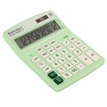 Калькулятор настольный BRAUBERG EXTRA PASTEL-12-LG (206x155 мм), 12 разрядов, двойное питание, МЯТНЫЙ, 250488 250488