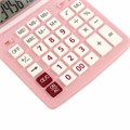Калькулятор настольный BRAUBERG EXTRA PASTEL-12-PK (206x155 мм), 12 разрядов, двойное питание, РОЗОВЫЙ, 250487 250487