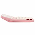 Калькулятор настольный BRAUBERG EXTRA PASTEL-12-PK (206x155 мм), 12 разрядов, двойное питание, РОЗОВЫЙ, 250487 250487