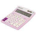 Калькулятор настольный BRAUBERG EXTRA PASTEL-12-PR (206x155 мм), 12 разрядов, двойное питание, СИРЕНЕВЫЙ, 250489 250489