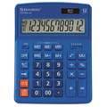 Калькулятор настольный BRAUBERG EXTRA-12-BU (206x155 мм), 12 разрядов, двойное питание, СИНИЙ, 250482 250482