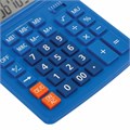 Калькулятор настольный BRAUBERG EXTRA-12-BU (206x155 мм), 12 разрядов, двойное питание, СИНИЙ, 250482 250482