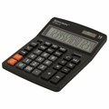 Калькулятор настольный BRAUBERG EXTRA-14-BK (206x155 мм), 14 разрядов, двойное питание, ЧЕРНЫЙ, 250474 250474