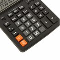 Калькулятор настольный BRAUBERG EXTRA-16-BK (206x155 мм), 16 разрядов, двойное питание, ЧЕРНЫЙ, 250475 250475