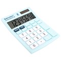 Калькулятор настольный BRAUBERG ULTRA PASTEL-08-LB, КОМПАКТНЫЙ (154x115 мм), 8 разрядов, двойное питание, ГОЛУБОЙ, 250513 250513