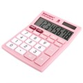 Калькулятор настольный BRAUBERG ULTRA PASTEL-08-PK, КОМПАКТНЫЙ (154x115 мм), 8 разрядов, двойное питание, РОЗОВЫЙ, 250514 250514