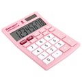 Калькулятор настольный BRAUBERG ULTRA PASTEL-08-PK, КОМПАКТНЫЙ (154x115 мм), 8 разрядов, двойное питание, РОЗОВЫЙ, 250514 250514