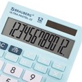 Калькулятор настольный BRAUBERG ULTRA PASTEL-12-LB (192x143 мм), 12 разрядов, двойное питание, ГОЛУБОЙ, 250502 250502