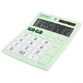 Калькулятор настольный BRAUBERG ULTRA PASTEL-12-LG (192x143 мм), 12 разрядов, двойное питание, МЯТНЫЙ, 250504 250504