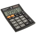 Калькулятор настольный BRAUBERG ULTRA-08-BK, КОМПАКТНЫЙ (154x115 мм), 8 разрядов, двойное питание, ЧЕРНЫЙ, 250507 250507