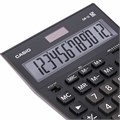 Калькулятор настольный CASIO GR-12-W (209х155 мм), 12 разрядов, двойное питание, черный, европодвес, GR-12-W-EP 250380