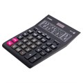 Калькулятор настольный CASIO GR-12-W (209х155 мм), 12 разрядов, двойное питание, черный, европодвес, GR-12-W-EP 250380