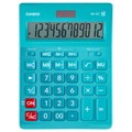 Калькулятор настольный CASIO GR-12С-LB (210х155 мм), 12 разрядов, двойное питание, ГОЛУБОЙ, GR-12C-LB-W-EP 250441