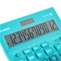 Калькулятор настольный CASIO GR-12С-LB (210х155 мм), 12 разрядов, двойное питание, ГОЛУБОЙ, GR-12C-LB-W-EP 250441