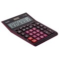 Калькулятор настольный CASIO GR-12С-WR (210х155 мм), 12 разрядов, двойное питание, БОРДОВЫЙ, GR-12C-WR-W-EP 250444