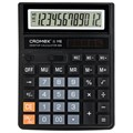 Калькулятор настольный CROMEX 888 (185x145 мм), 12 разрядов, ЧЕРНЫЙ, 271728 271728