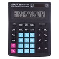 Калькулятор настольный STAFF PLUS STF-333-BKBU ( 200x154 мм) 12 разрядов, ЧЕРНО-СИНИЙ, 250461 250461