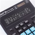 Калькулятор настольный STAFF PLUS STF-333-BKBU ( 200x154 мм) 12 разрядов, ЧЕРНО-СИНИЙ, 250461 250461