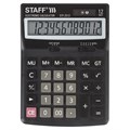 Калькулятор настольный STAFF STF-2512 (170х125 мм), 12 разрядов, двойное питание, 250136 250136
