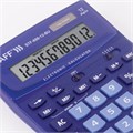 Калькулятор настольный STAFF STF-888-12-BU (200х150 мм) 12 разрядов, двойное питание, СИНИЙ, 250455 250455