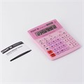 Калькулятор настольный STAFF STF-888-12-PK (200х150 мм) 12 разрядов, двойное питание, РОЗОВЫЙ, 250452 250452