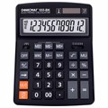 Калькулятор настольный ОФИСМАГ 555-BK (206x155 мм), 12 разрядов, двойное питание, ЧЕРНЫЙ, 271729 271729