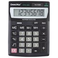 Калькулятор настольный ОФИСМАГ OFM-1807, КОМПАКТНЫЙ (140х105 мм), 8 разрядов, двойное питание, 250223 250223