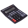 Калькулятор настольный ОФИСМАГ OFM-333 (200x154 мм) 12 разрядов, двойное питание, ЧЕРНЫЙ, 250462 250462