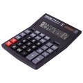 Калькулятор настольный ОФИСМАГ OFM-333 (200x154 мм) 12 разрядов, двойное питание, ЧЕРНЫЙ, 250462 250462