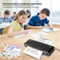 Ламинатор BRAUBERG L460B ЧЕРНЫЙ, формат A4, толщина пленки 75-125 мкм, скорость 30 см/мин., 531016 531016